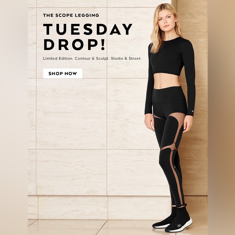 Alo High-Waist Scope Legging LIKE NEW